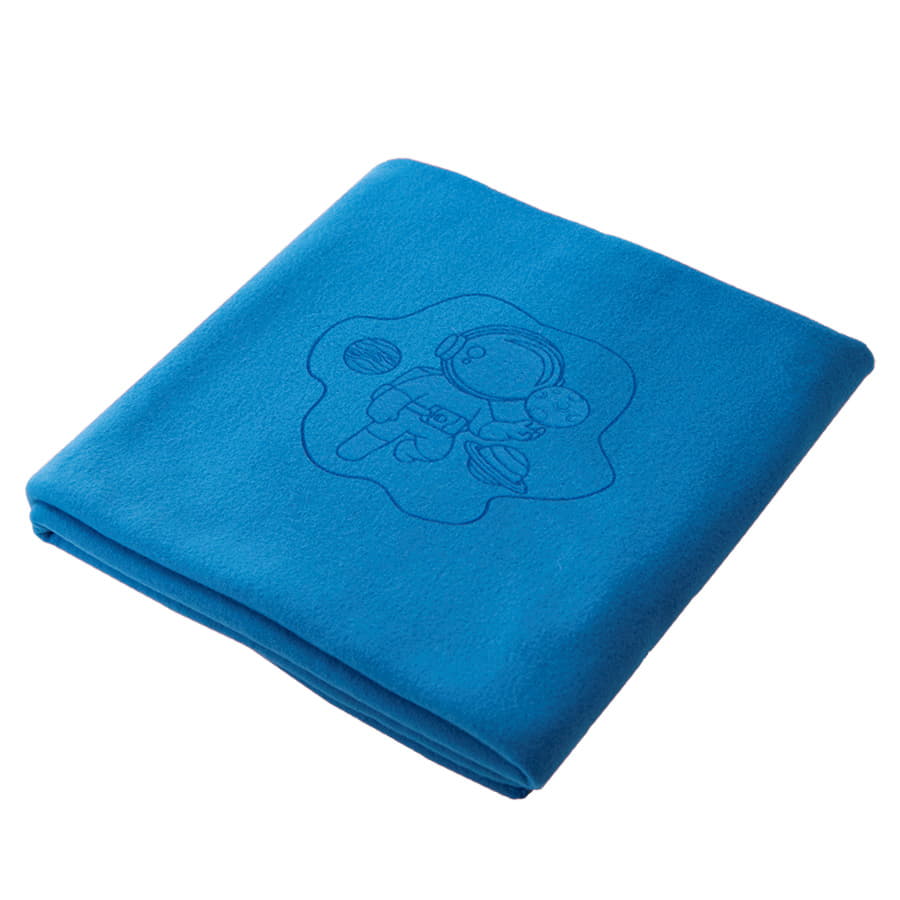 Плед COLOR, 130х150 см, флис 200 гр/м2, оранжевый-2