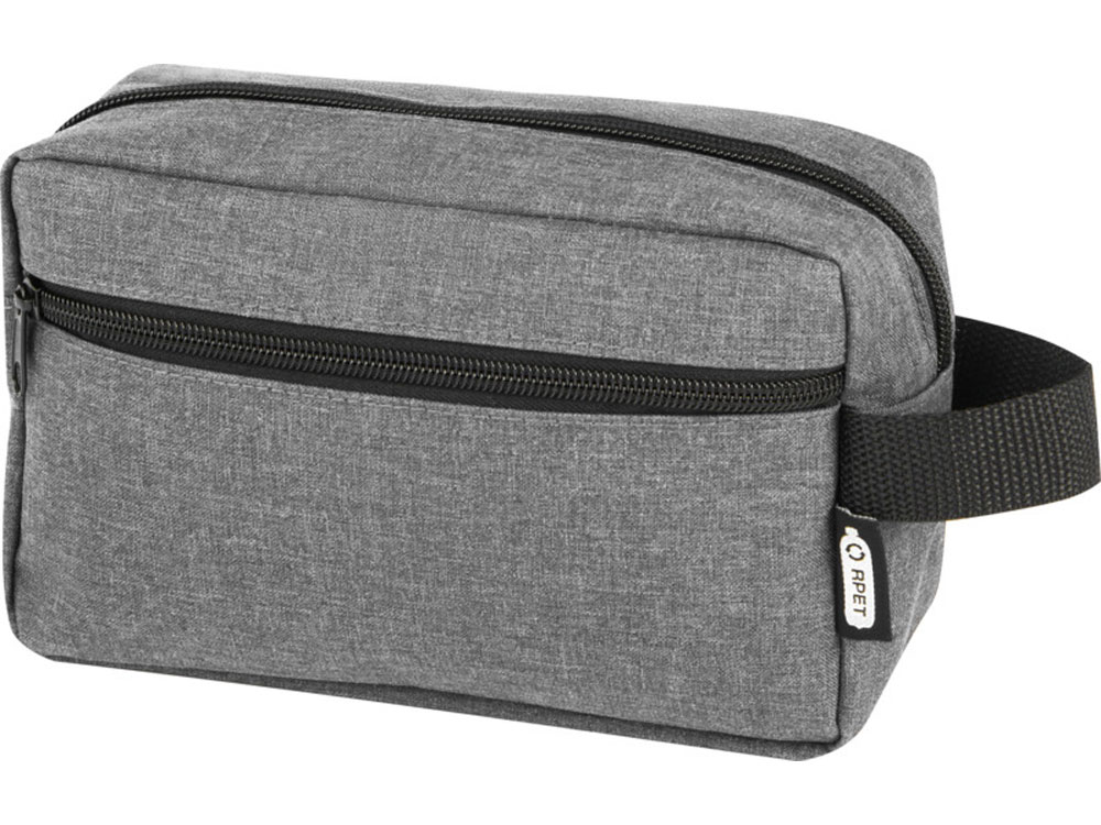 Косметичка Ross объемом 1,5 л из переработанного РЕТ-пластика, серый яркий-0