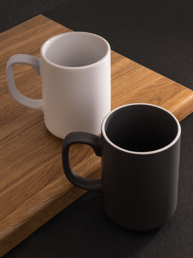 Кружка Mugful, темно-серая (графитовая)-3