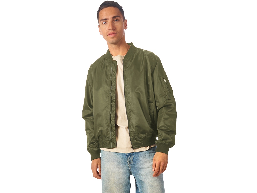 Куртка бомбер Antwerpen унисекс, хаки-3