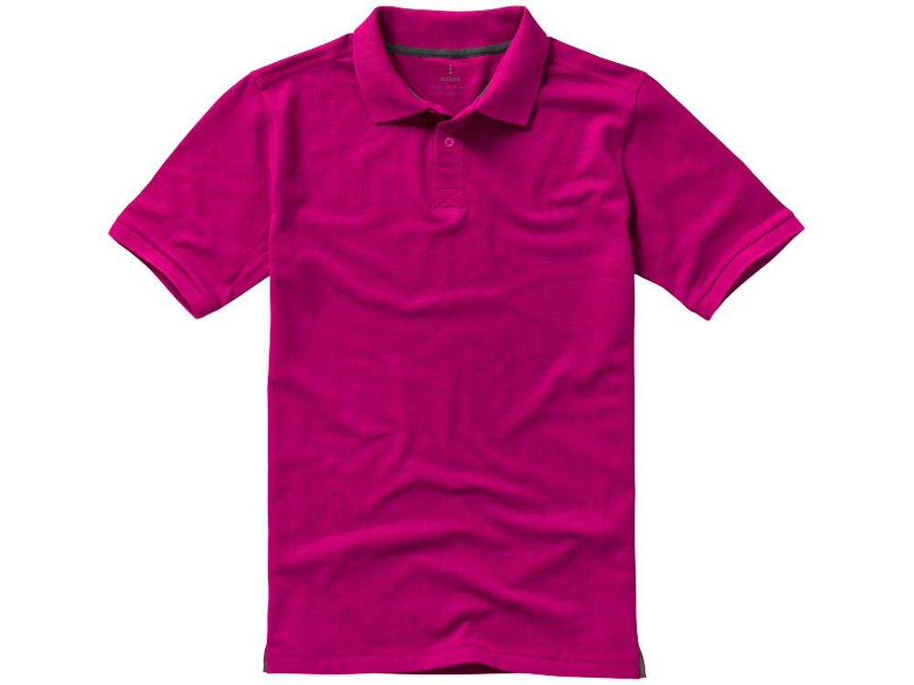 Calgary мужская футболка-поло с коротким рукавом, фуксия-3