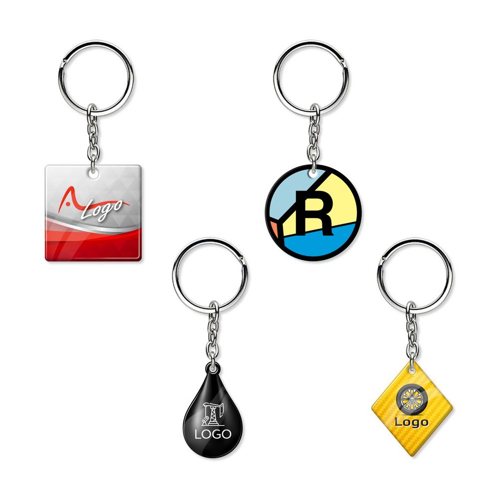 Брелок с полимерным покрытием Harz на заказ-0