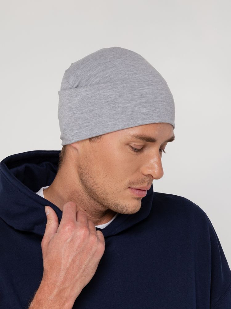 Шапка HeadOn, ver.2, серый меланж-4