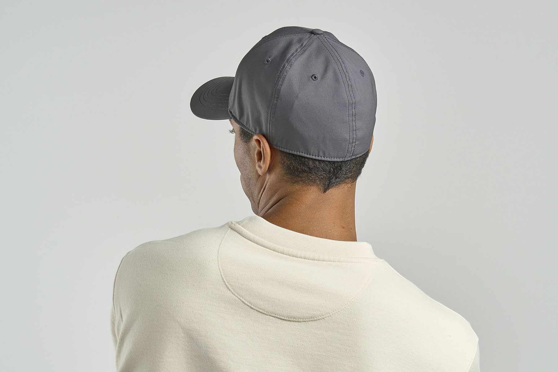 Бейсболка PITCH, 6 клиньев, L/XL, темно-серый-1