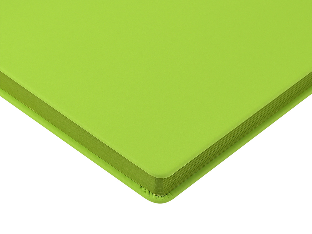 Ежедневник А5 Megapolis Color New soft-touch, салатовый-4