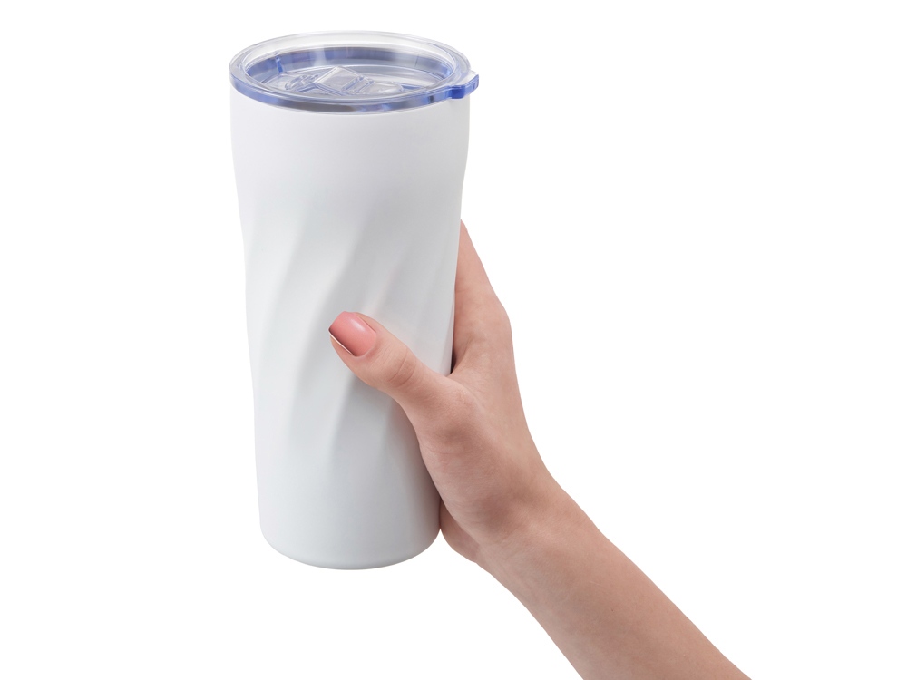 Подарочный набор FAMILY с термосом и термокружкой, белый-3