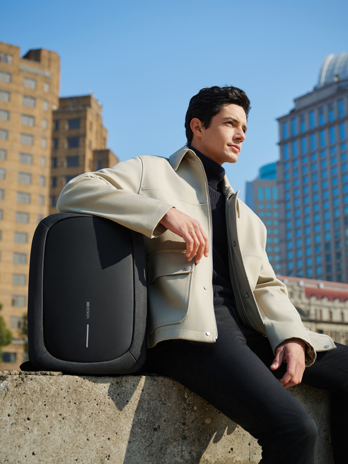 Антикражный рюкзак Bobby Edge из rPET AWARE™, 16’’-35