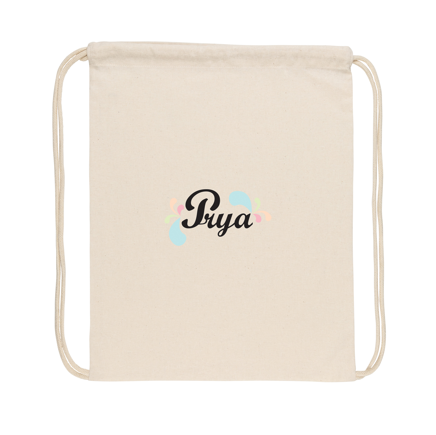 Рюкзак на шнурке Impact из переработанного хлопка AWARE™, 145 г-2