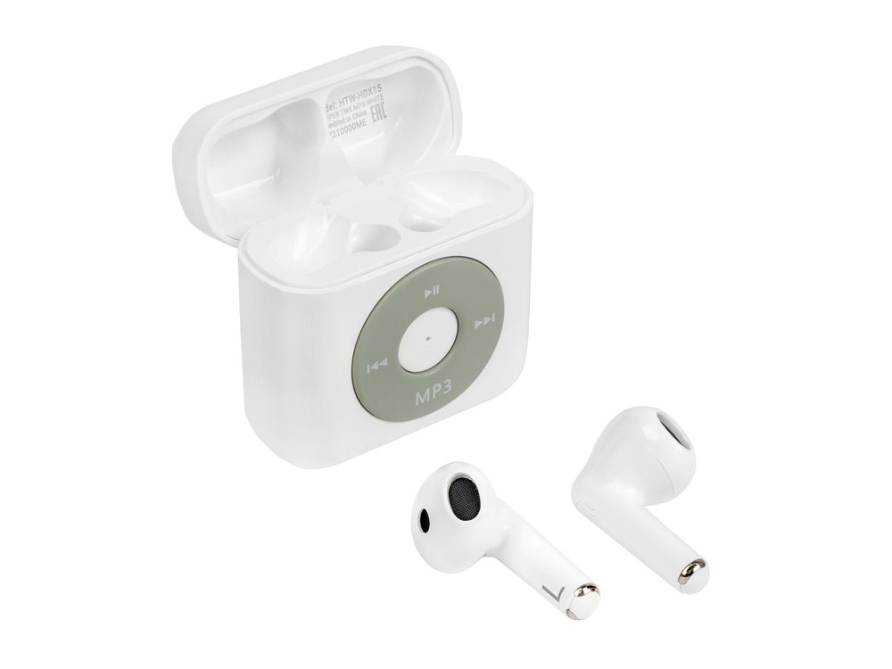 Беспроводные наушники HIPER TWS MP3 (HTW-HDX15), белый-0