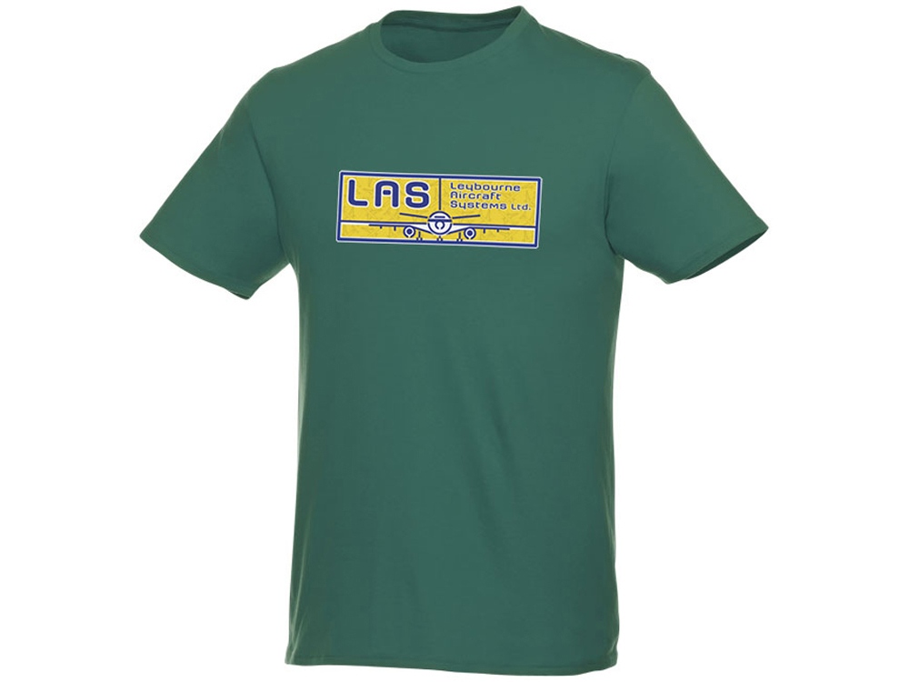 Мужская футболка Heros с коротким рукавом, зеленый лесной-4