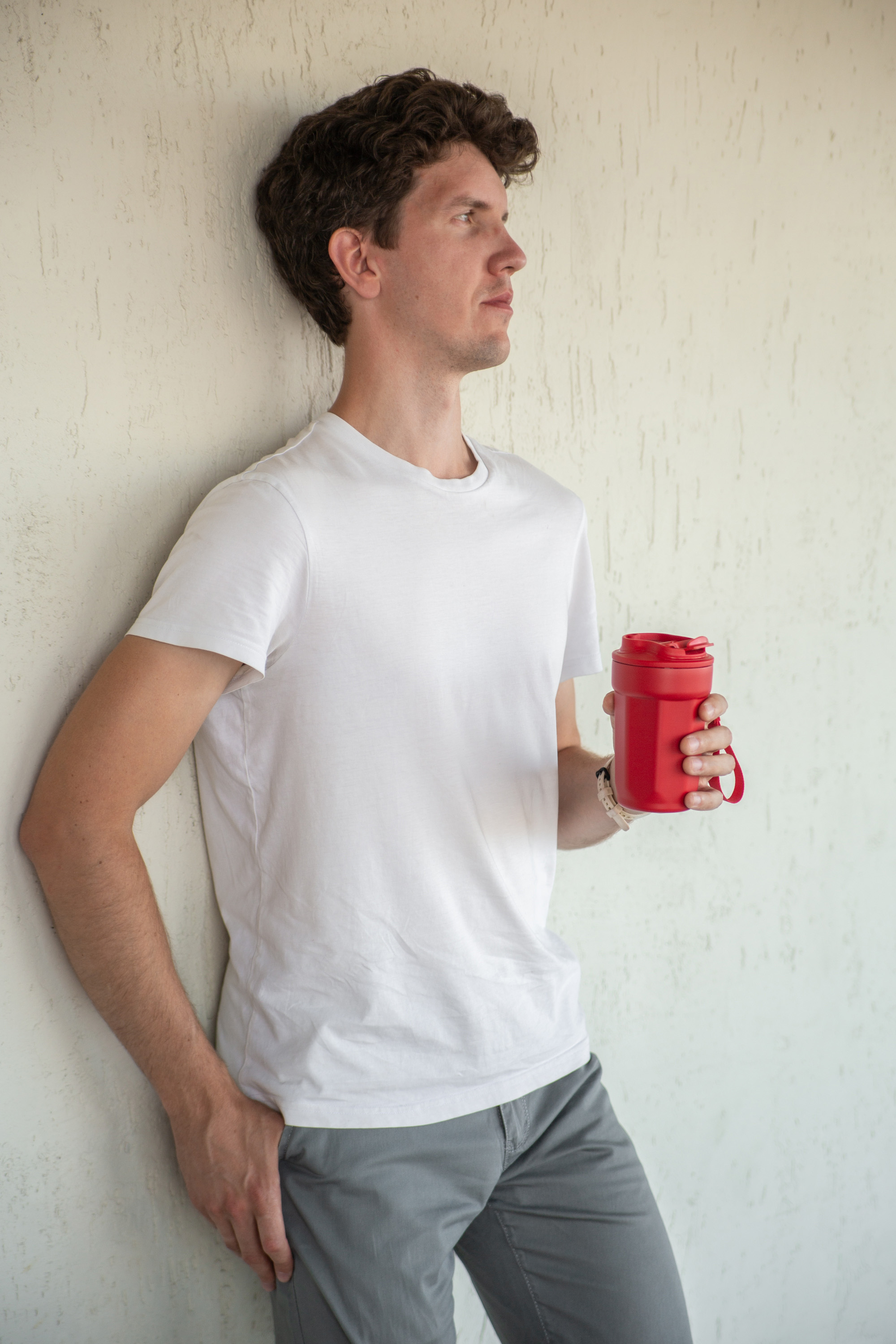 Термостакан TEDGE (красный)-12