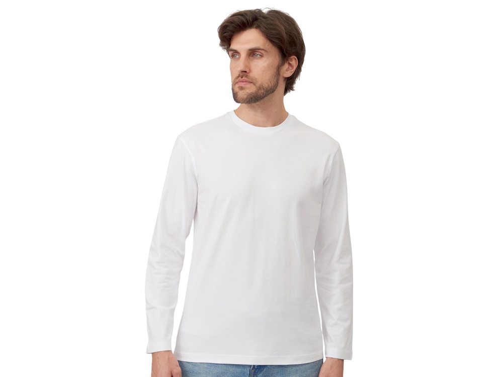 Лонгслив HD Fit мужской, белый-0