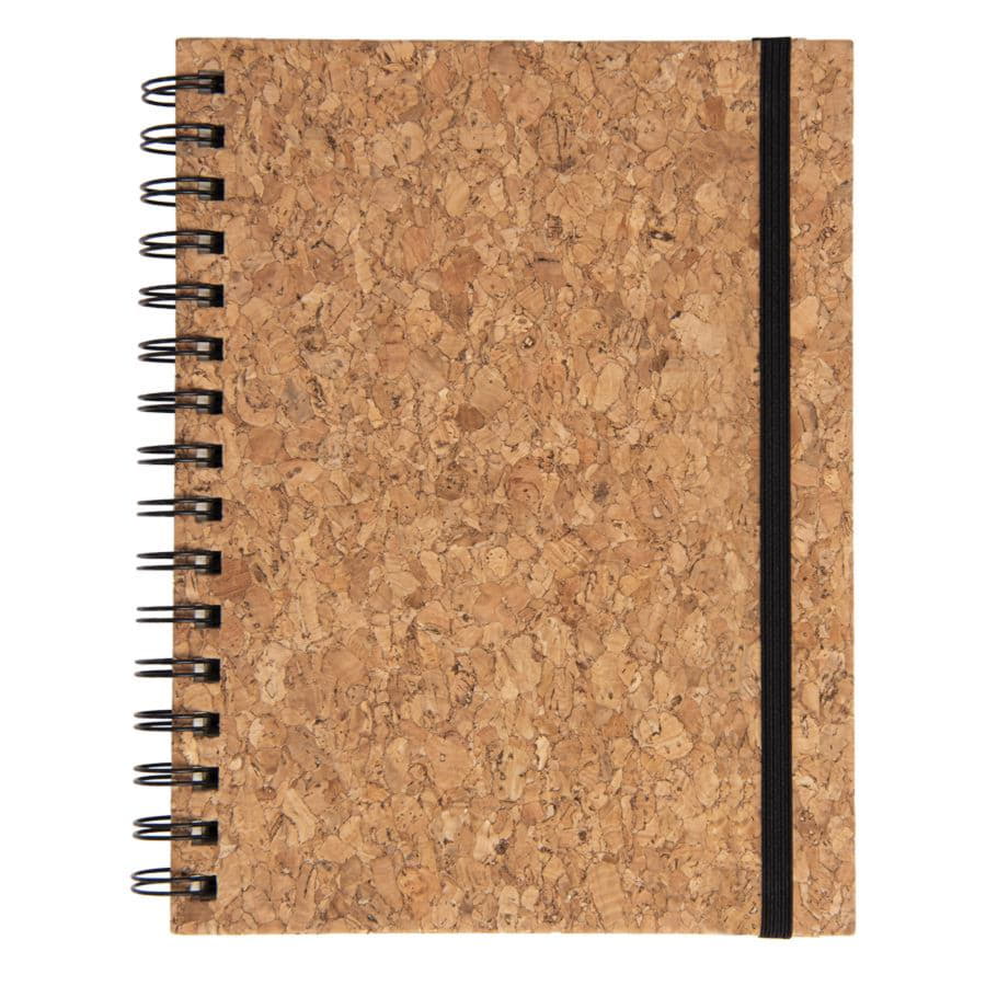 Блокнот XIANKEL A5, пробка, бежевый-1