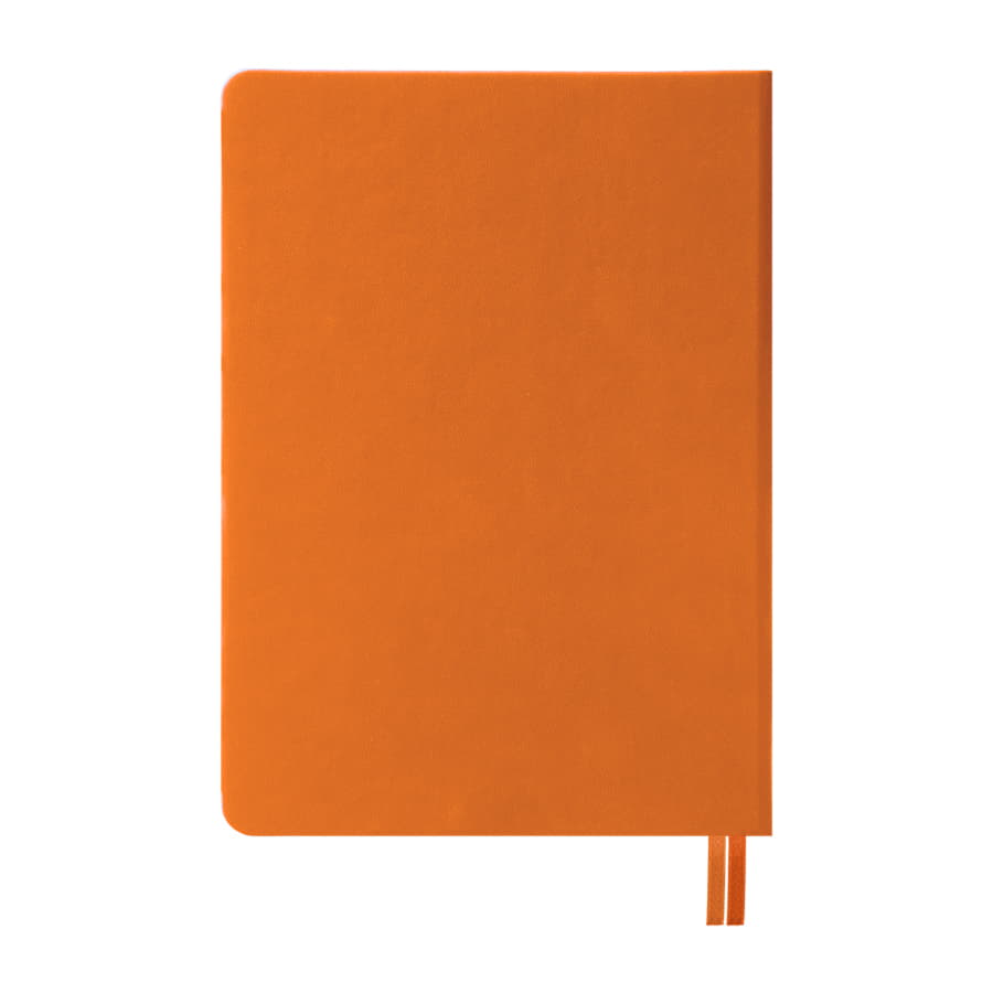 Ежедневник недатированный Softie, формат А5, в клетку, оранжевый-2