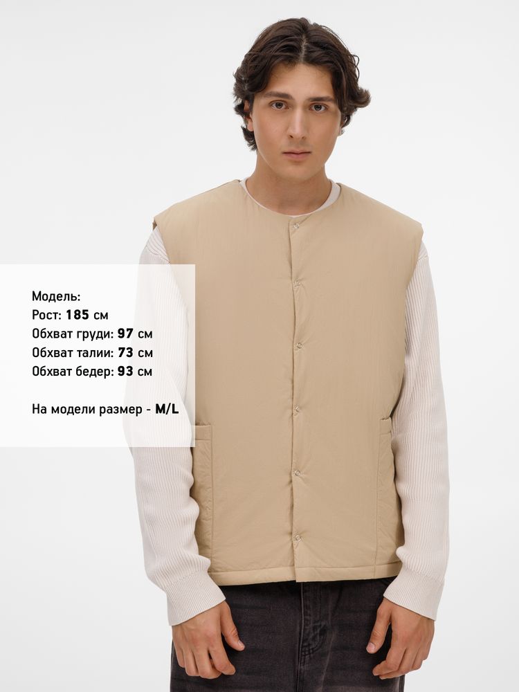 Жилет унисекс Veter, бежевый-4