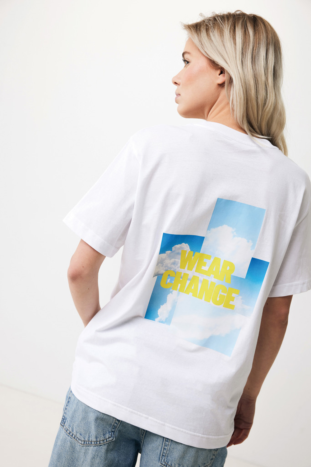 Футболка Iqoniq Kakadu из переработанного хлопка, свободный крой, унисекс, 180 г/м²-10