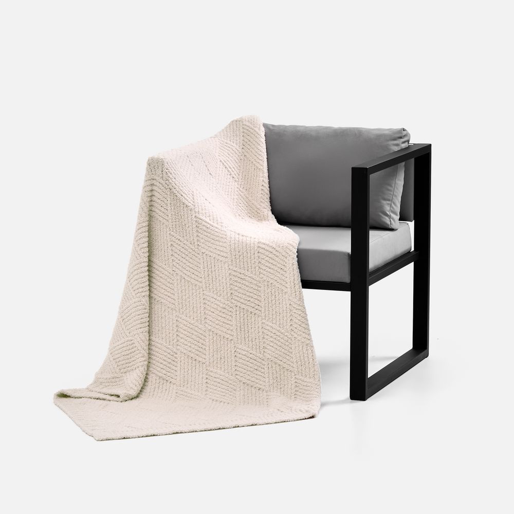 Плед Aspetta, молочный-2