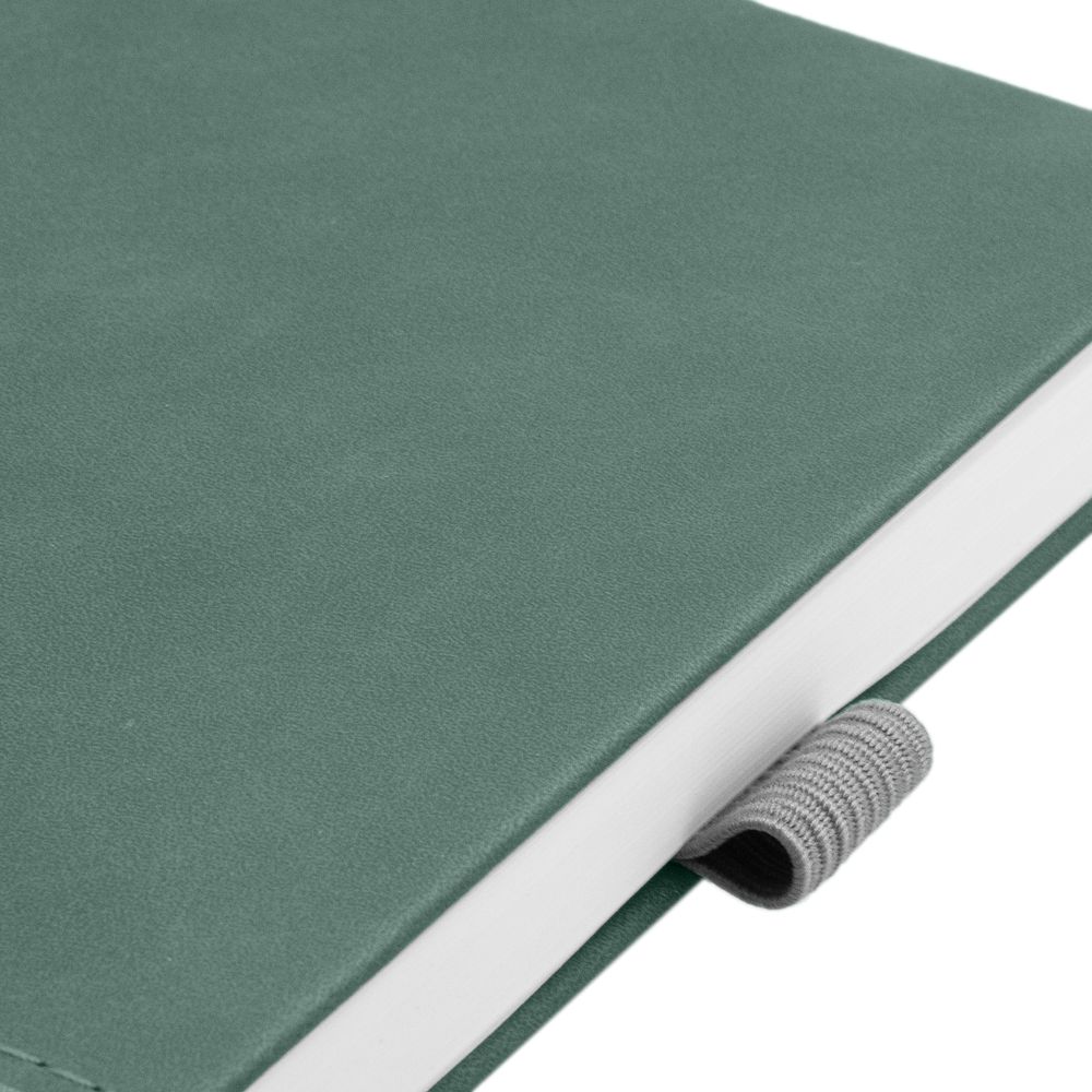 Ежедневник Horizon, недатированный, серый с зеленым-3