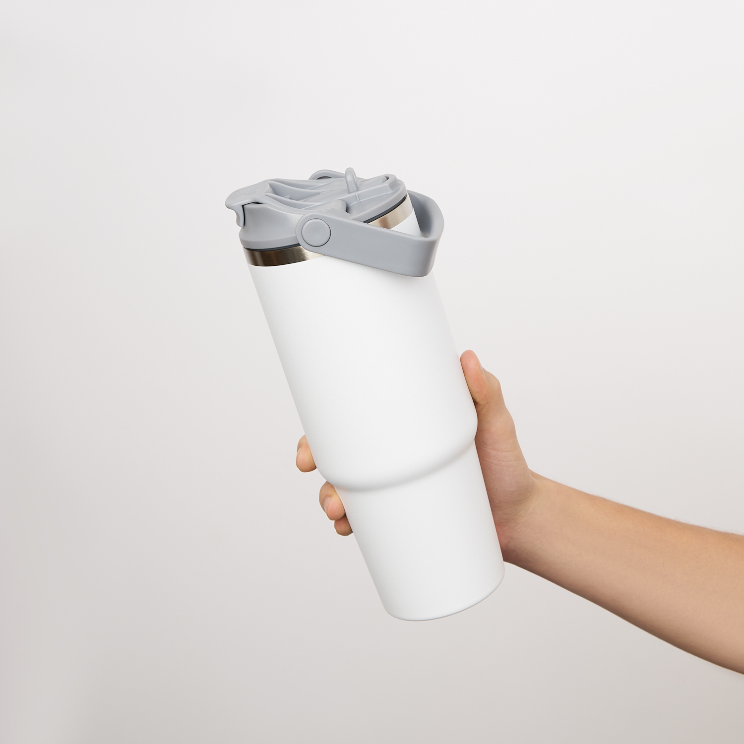 Термокружка вакуумная Монтана (Montana), белая-13