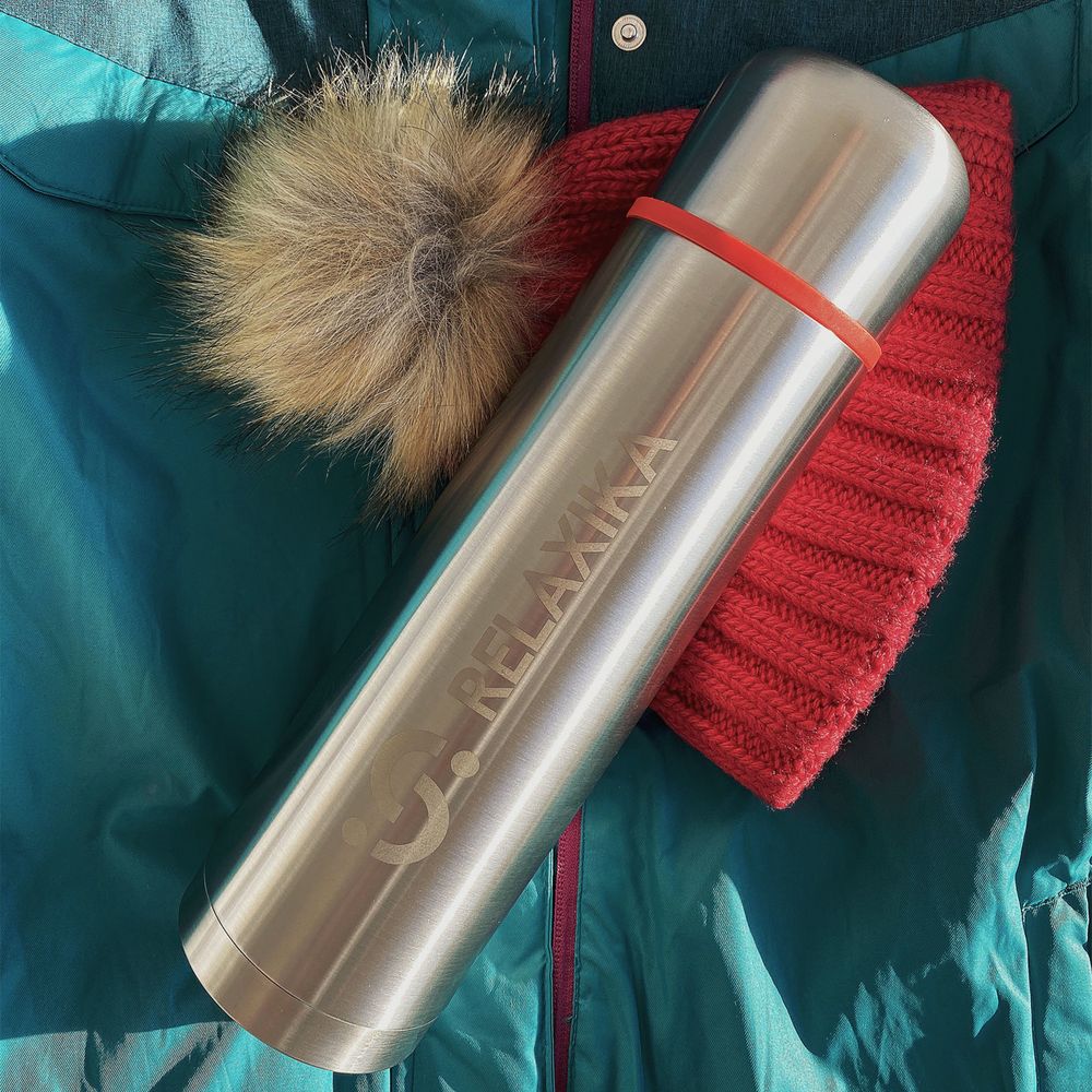 Термос Relaxika 500, стальной-2