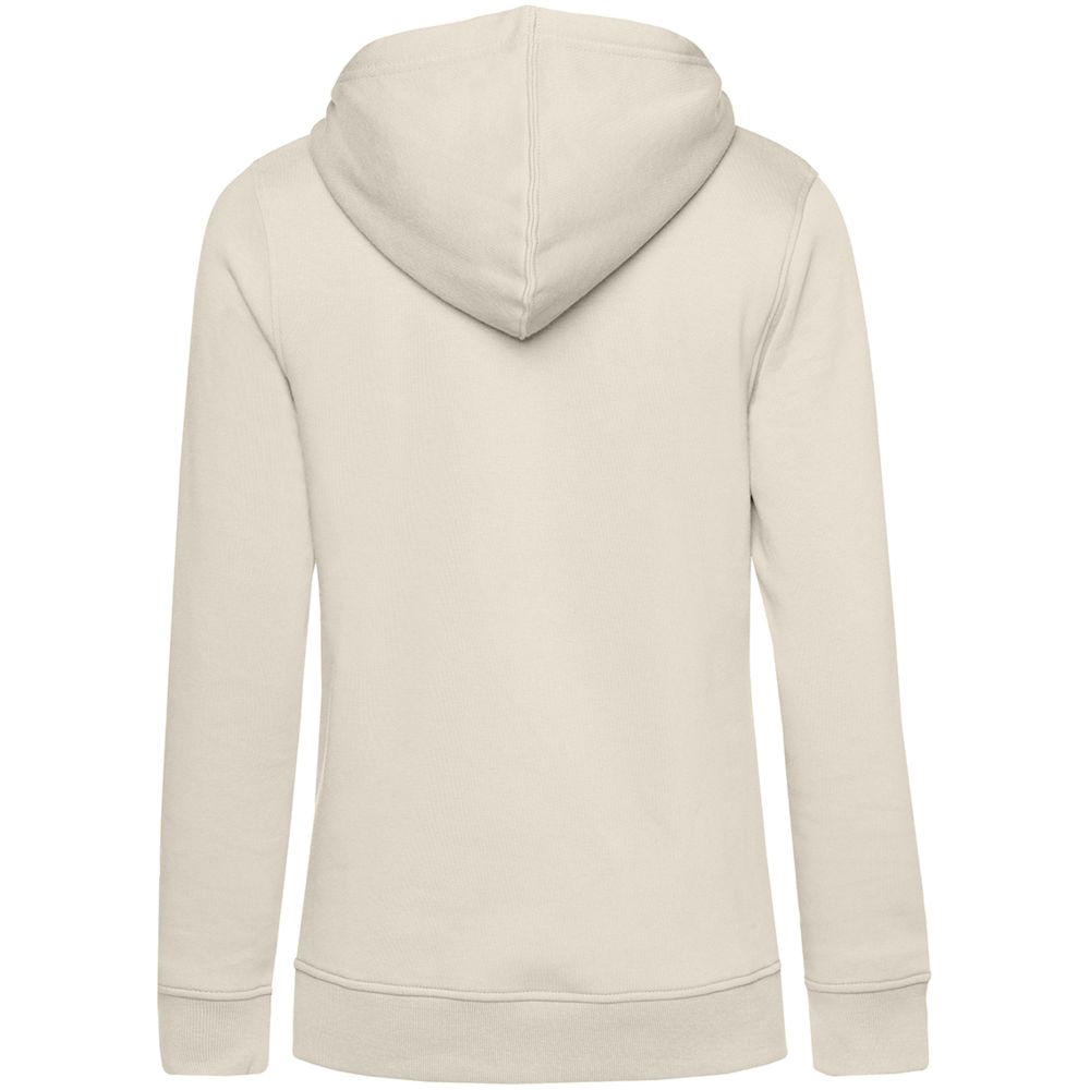 Толстовка с капюшоном женская BNC Inspire (Organic), молочно-белая-2
