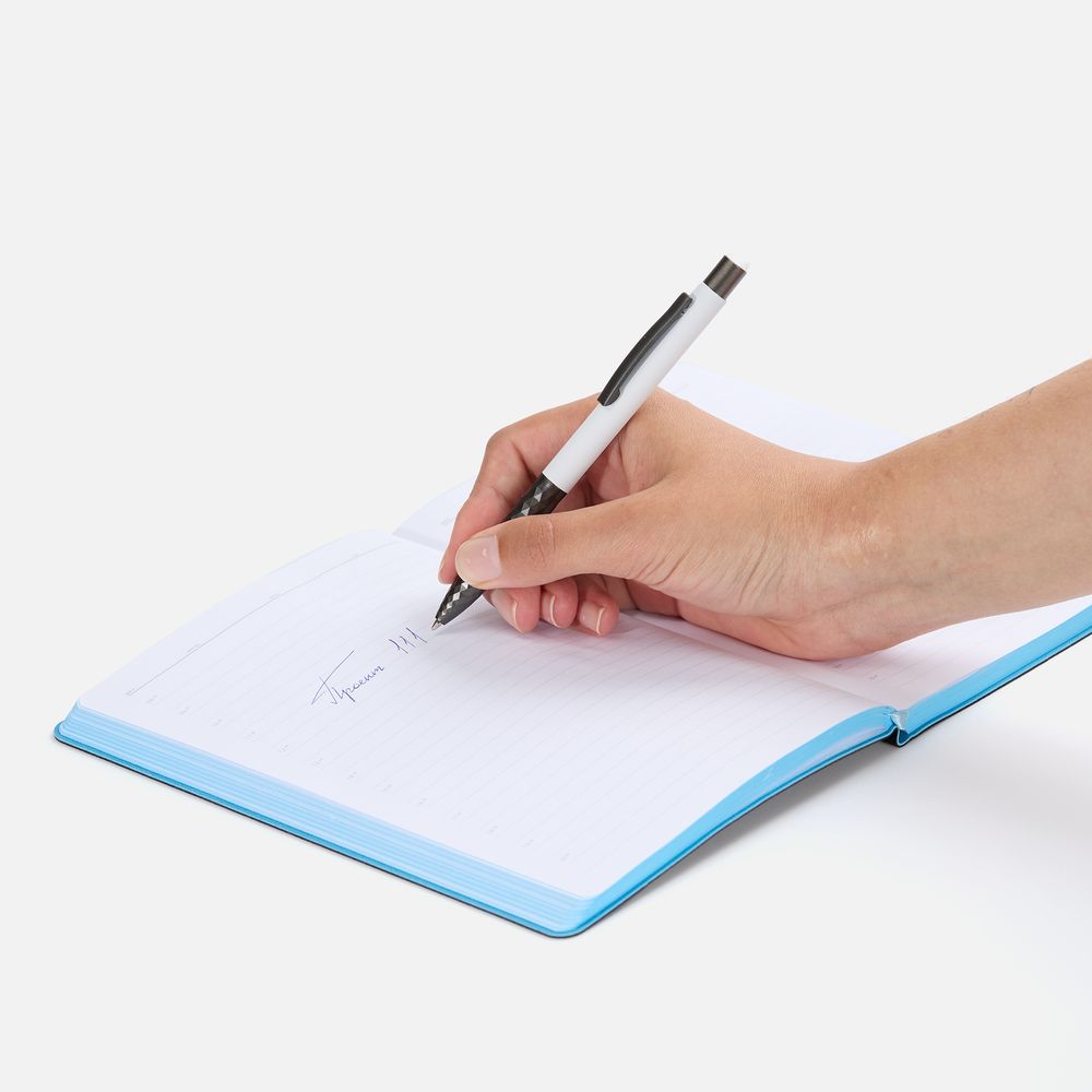 Ручка шариковая Digit Soft Touch со стилусом, белая-2