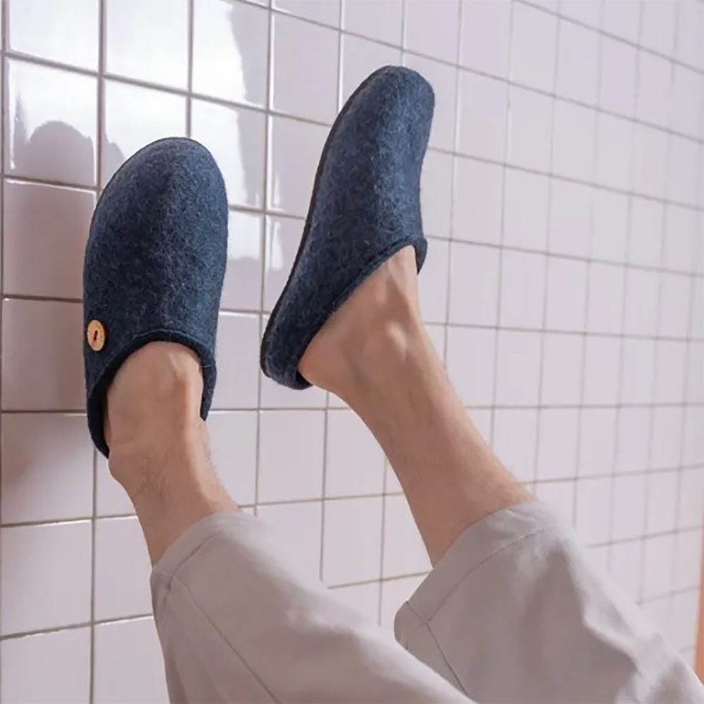 Домашние валенки Step, темно-синие (индиго)-4