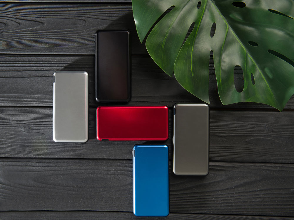 Внешний аккумулятор Forge v.2, металл, 10000mah, серебристый-12