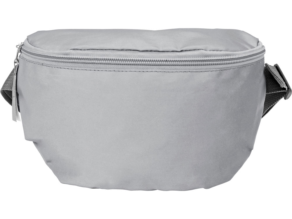 Светоотражающая сумка на пояс Reflector, серебристый-4