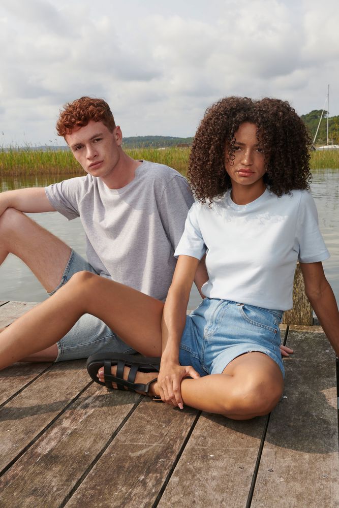 Футболка унисекс Tuner, светло-голубая-3