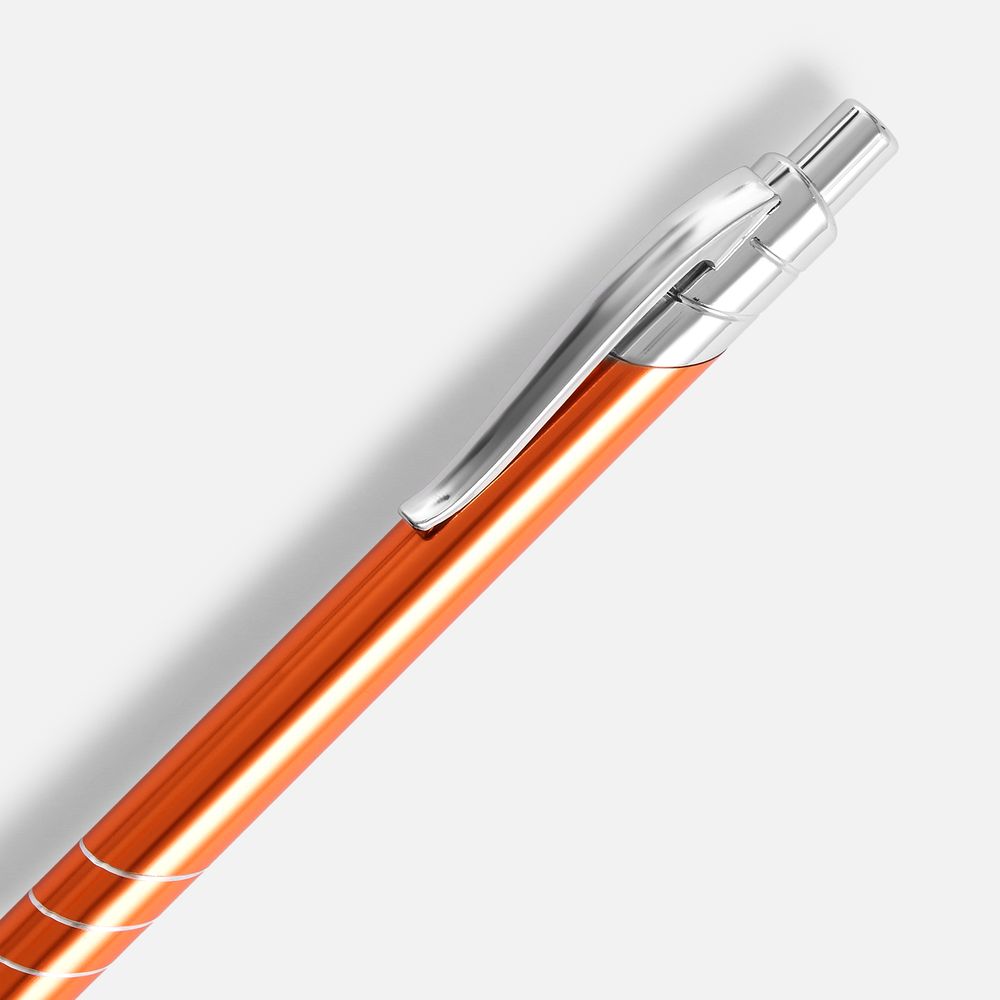 Ручка шариковая Undertone Metallic, оранжевая-3