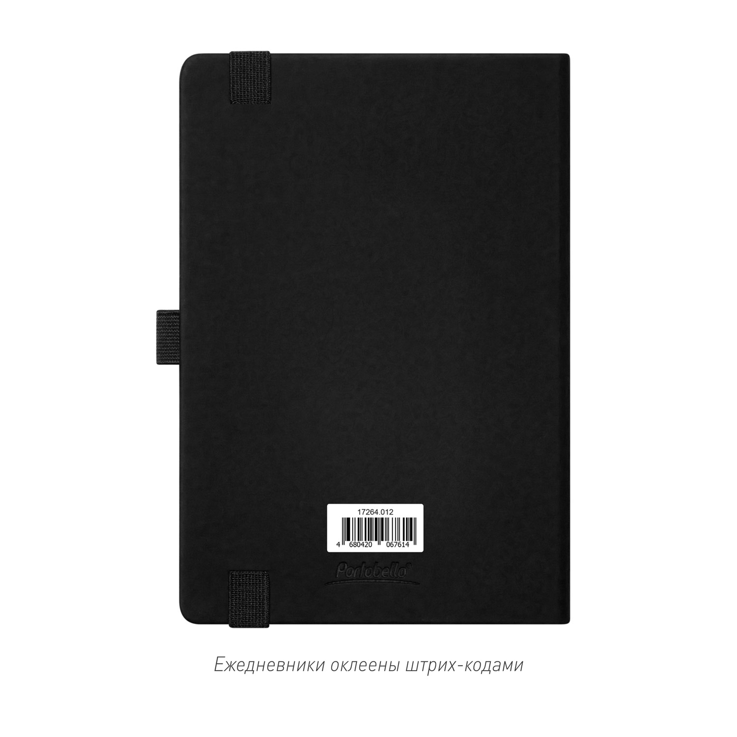 Ежедневник Альфа (Alpha) недатированный, черный/черный-9