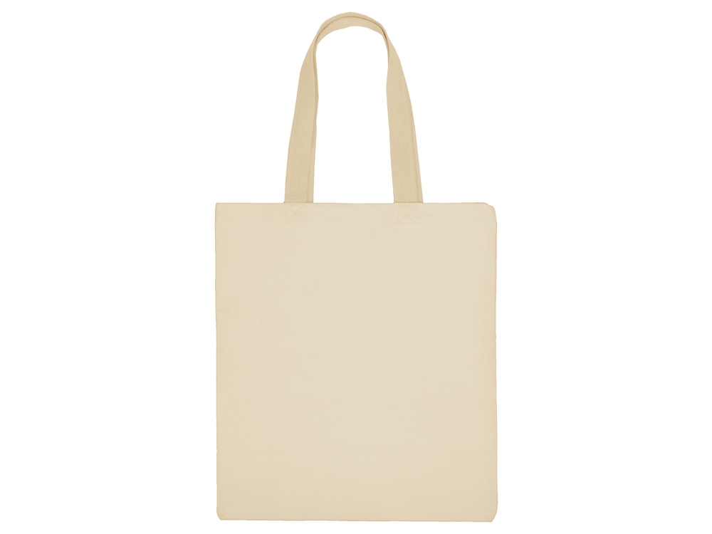 Сумка для шопинга Steady из хлопка с парусиновыми ручками, 260 г/м2, натуральный-3