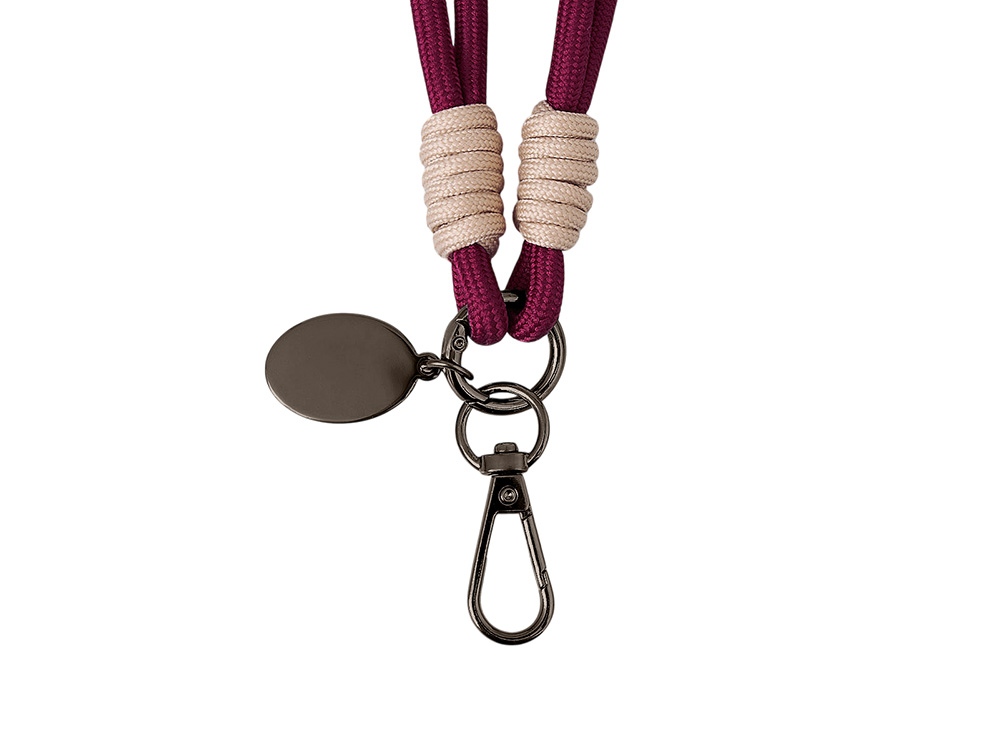 Брелок-браслет Bohemian, бургунди-3