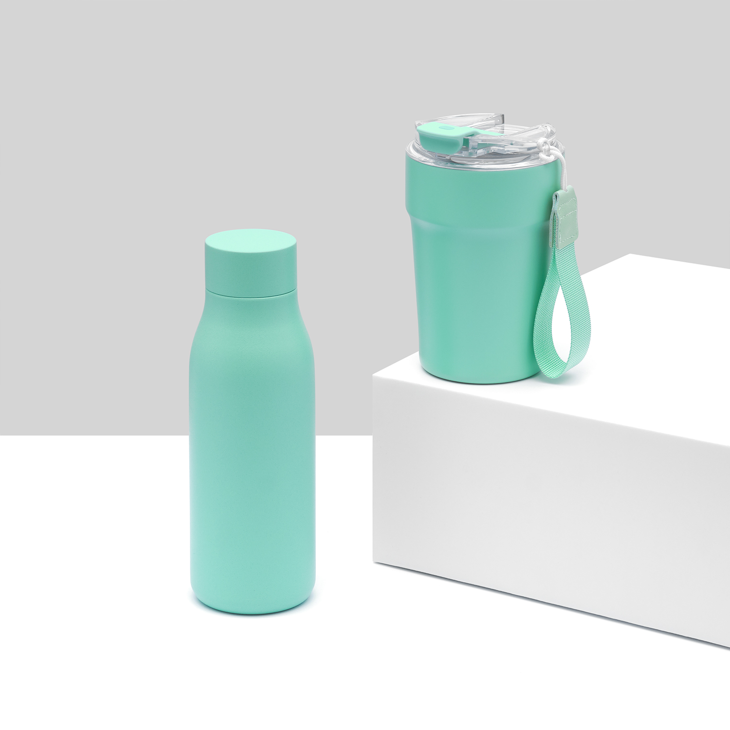 Термобутылка вакуумная герметичная Севилла (Sevilla), аква-8