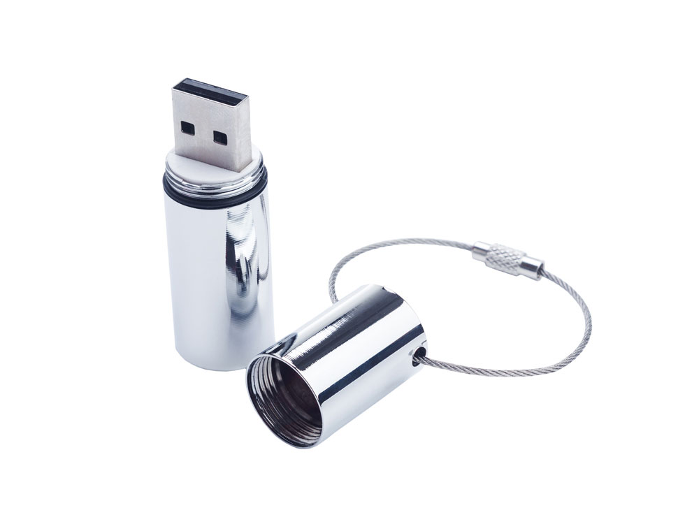 USB-флешка на 64 ГБ, 3.0 USB  серебро-0