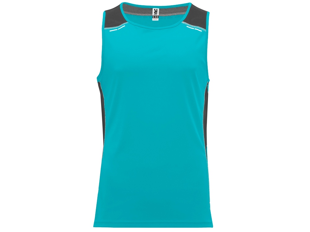 Майка Misano мужская, бирюзовый/эбеновый-6