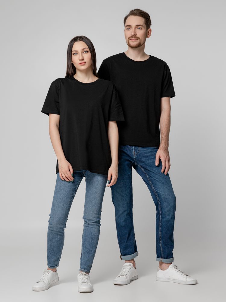 Футболка унисекс Tervu, черная-7