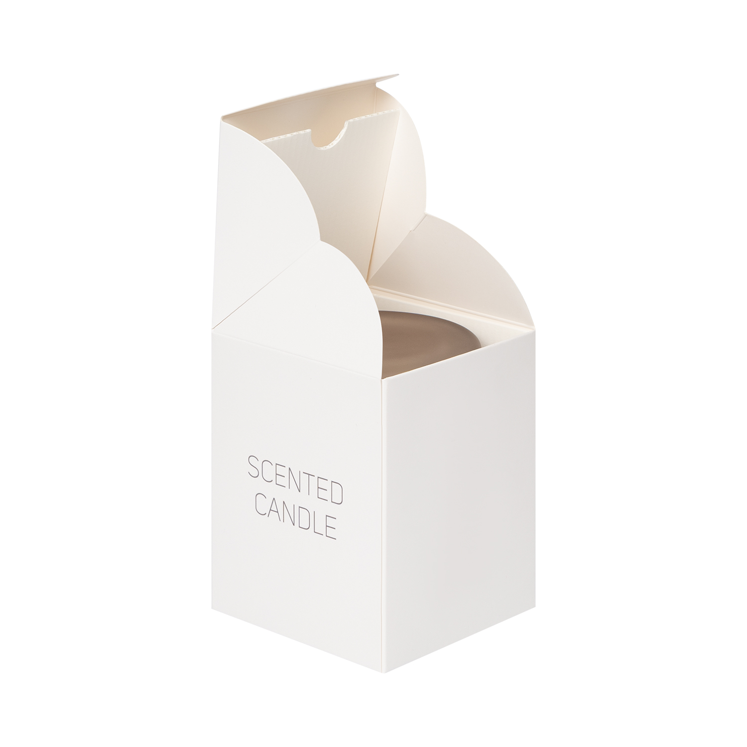 Ароматическая свеча Mizu, бежевая-4