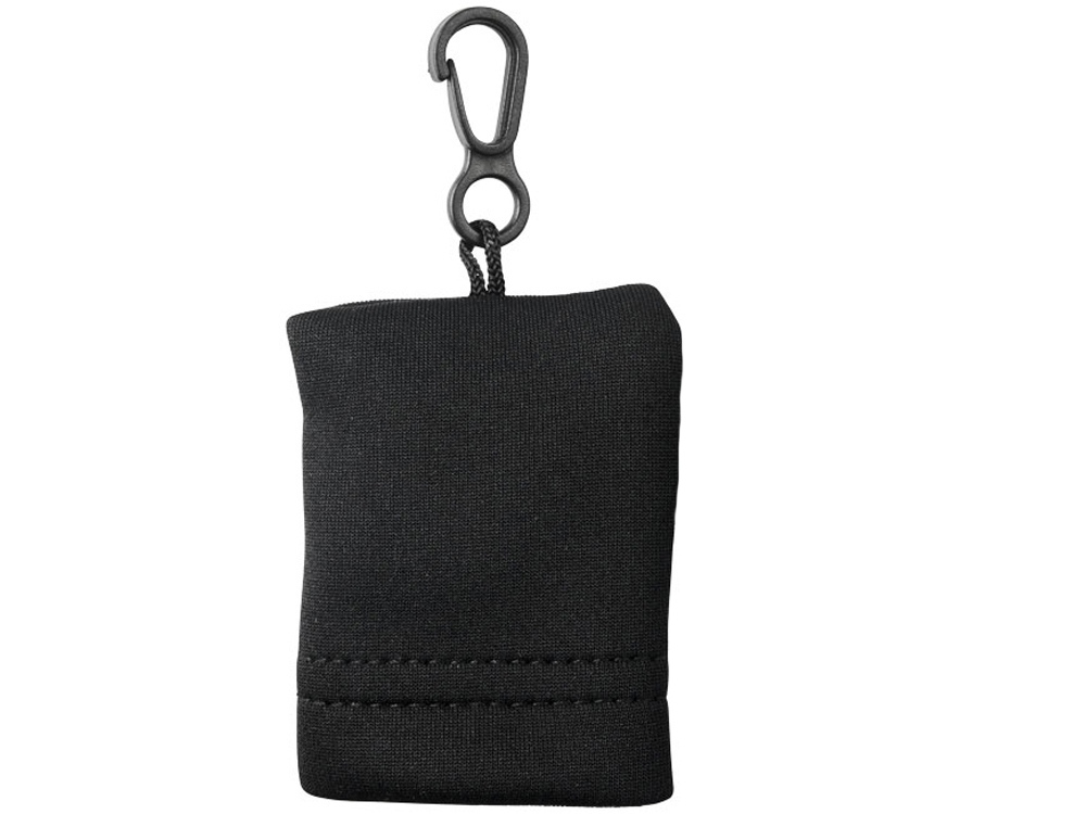 Очищающая салфетка Neat из микрофибры в чехле, черный-1