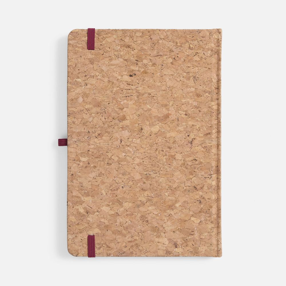 Блокнот Corkfolio, красный-1