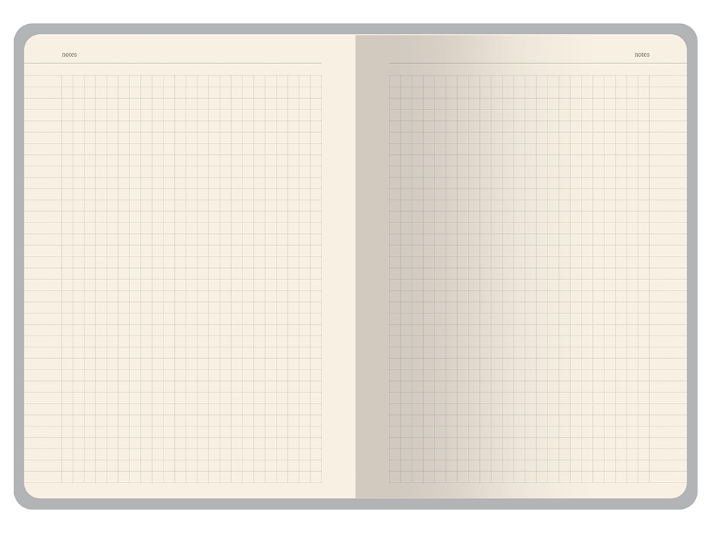 Бизнес-тетрадь А5 Pragmatic Contrast, 40 листов в клетку, белый с черным срезом-3