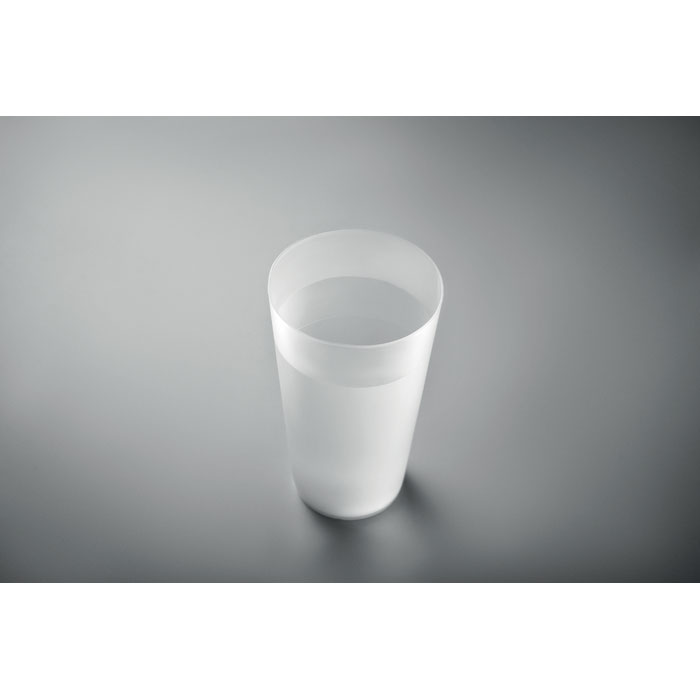 Reusable event cup 500ml, прозрачно-белый-1