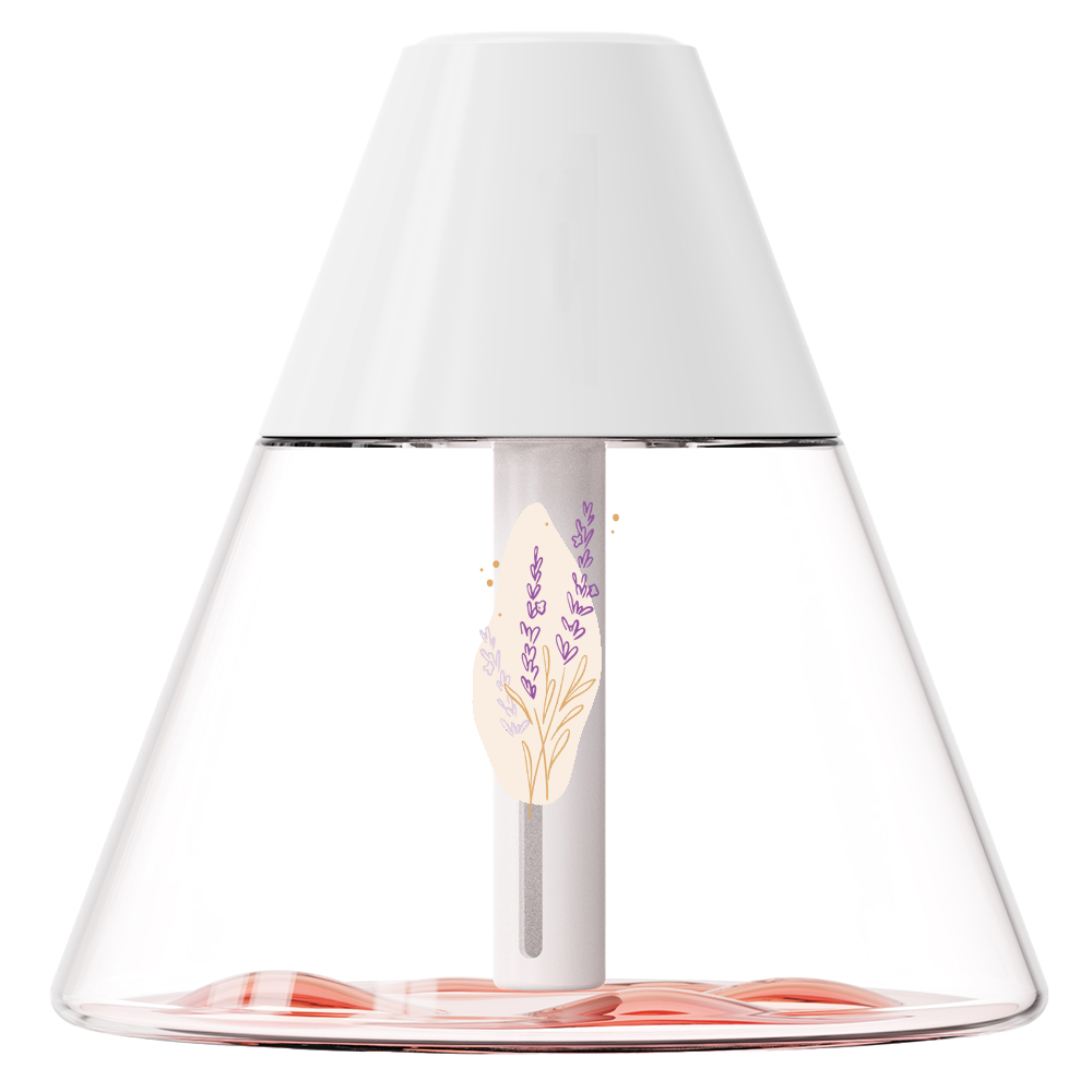 Светодиодный USB увлажнитель-аромадиффузор Cone, Белый-1