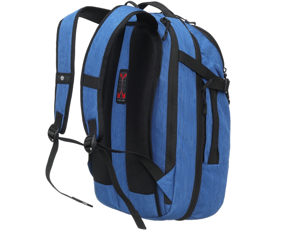 Рюкзак TORBER MOBI с отделением для ноутбука 15'', синий, полиэстер, 31 x 20 x 47 см, 29 л-2