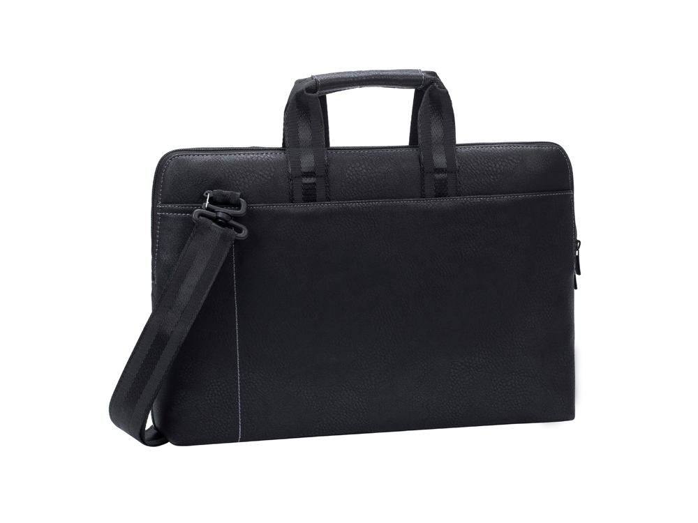 Сумка для ноутбука 15.6 из кожзама 8930, черный-0