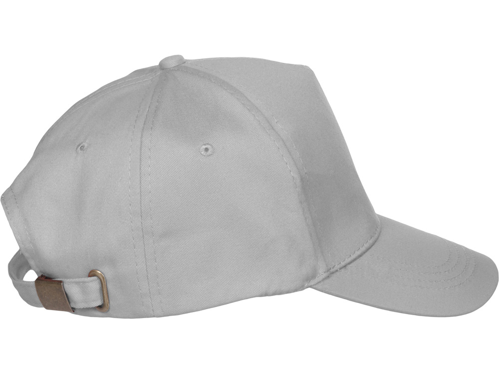 Бейсболка Мемфис 230 5-панельная, серая-4