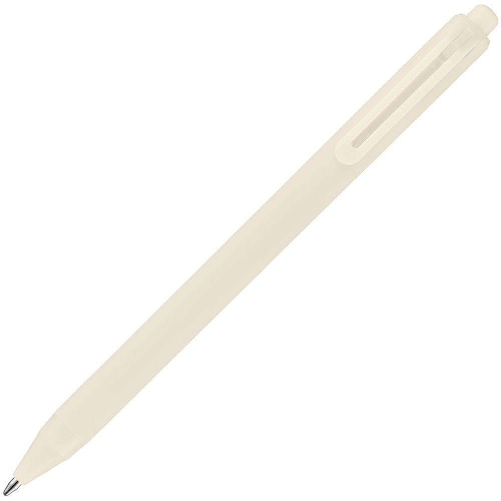 Ручка шариковая Cursive Soft Touch, бежевая-2