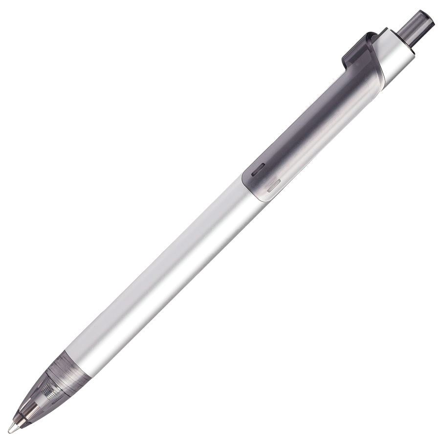 Ручка шариковая PIANO, серебристый, черный-0