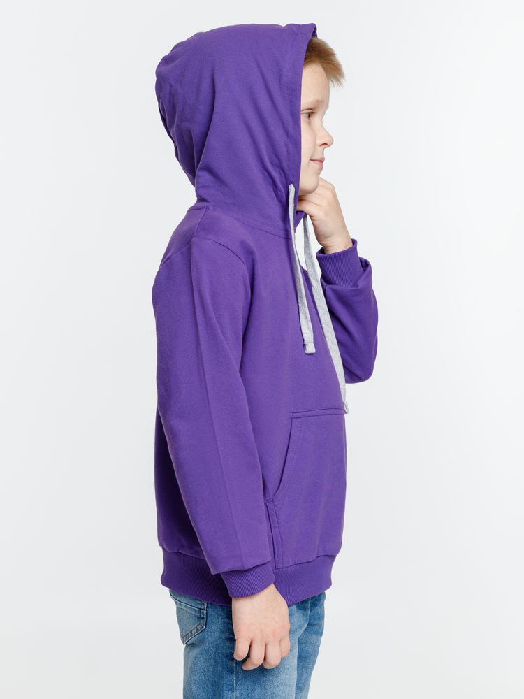 Толстовка с капюшоном детская Kirenga Kids, фиолетовая-4